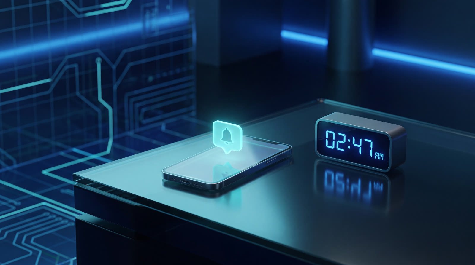 A phone answered instantly late at night, every enquiry captured around the clock