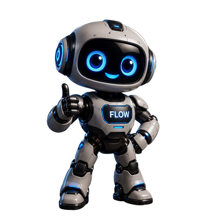 Flow, the SmartFlow AI mascot